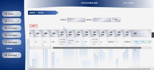 基于Flask與Vue.js框架的村務(wù)綜合服務(wù)系統(tǒng)設(shè)計與實現(xiàn)
